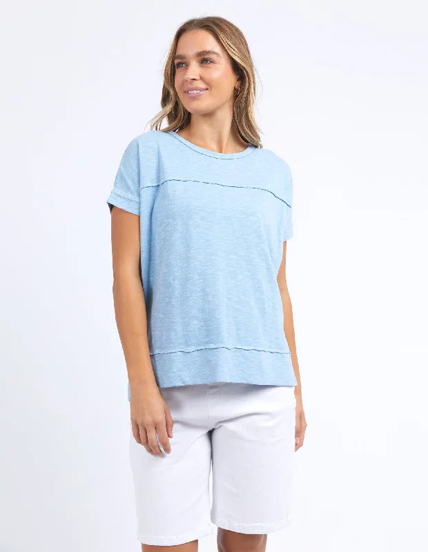 Foxwood Allison Tee - Blue Bell Terry Blend Velvet Blend Canvas Blend