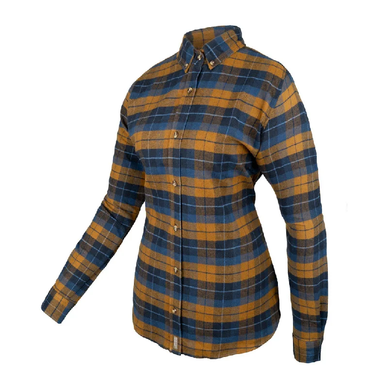 Jack Pyke Ladies Bleasdale Heavy Flannel Shirt Solid Color Striped Floral