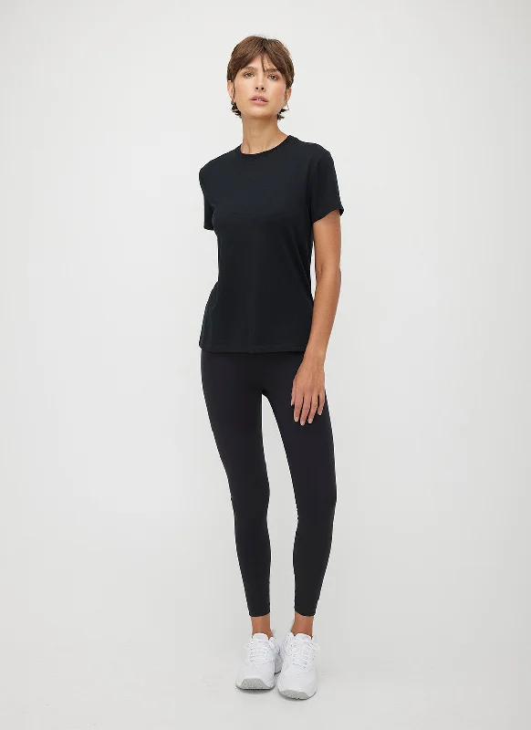 Kit Crew Tech Tee Basic T-Shirt Crew Neck Short Sleeve