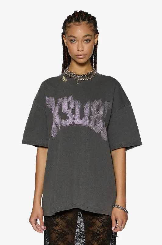 Ksubi World Tour Boyfriend Tee - Charcoal Nylon Fabric Polyester Fabric Spandex Fabric Ksubi World Tour Boyfriend Tee - Charcoal Nylon Fabric Polyester Fabric Spandex Fabric