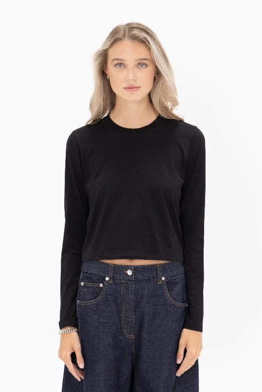 Masal Long Sleeve Shirt, Black Casual Formal Business