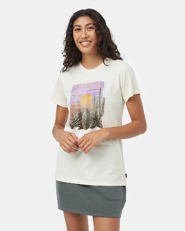 Open Road T-Shirt Welt Pockets Slit Pockets