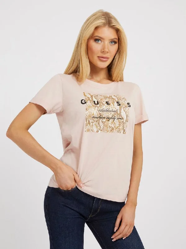 PYTHON TEE Rayon Velvet Corduroy