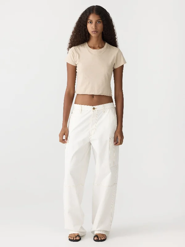 raw edge baby t.shirt Satin Blend Silk Blend Wool Blend