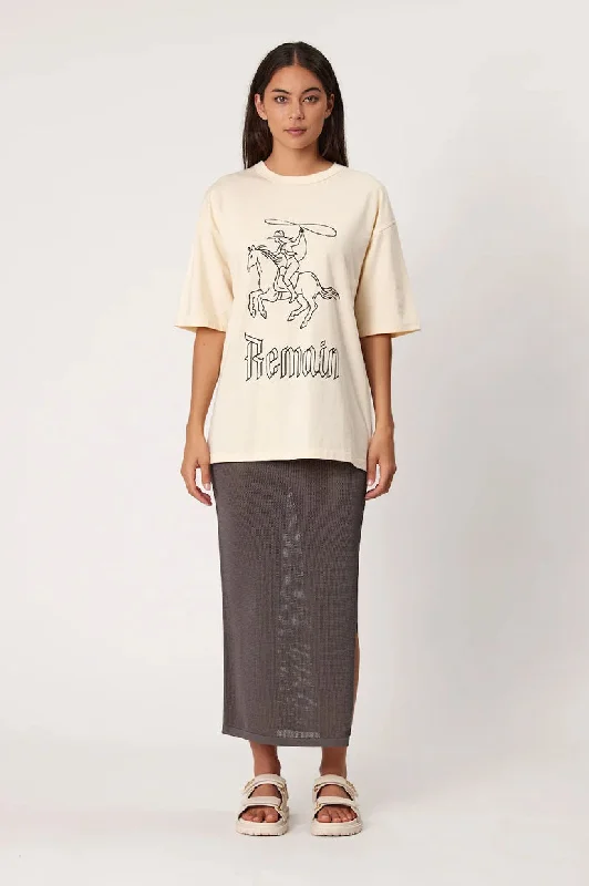 Remain Bandida Tee - Bone Modern Contemporary Chic