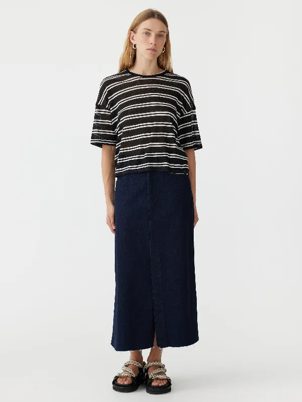 boxy linen short sleeve t.shirt Lace Blend Ribbed Blend Corduroy Blend