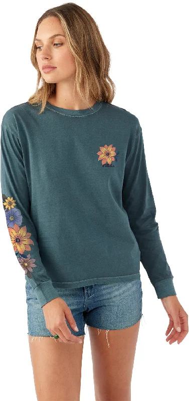 TATUM FLORAL LONG SLEEVE TEE Modern Contemporary Chic