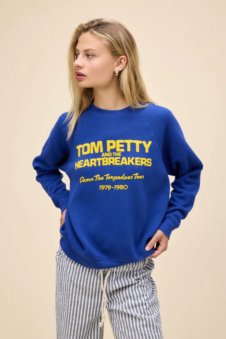 Tom Petty Damn The Torpedoes Vintage Sweatshirt Graphic Embroidered Appliqued