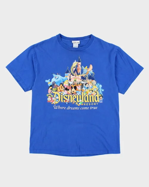 Vintage Disneyland Resort Graphic T-Shirt - M Handmade Hand-knitted Hand-woven