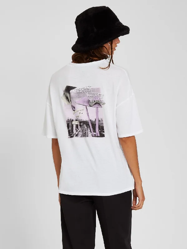 Voltrip T-shirt - White Modern Contemporary Chic