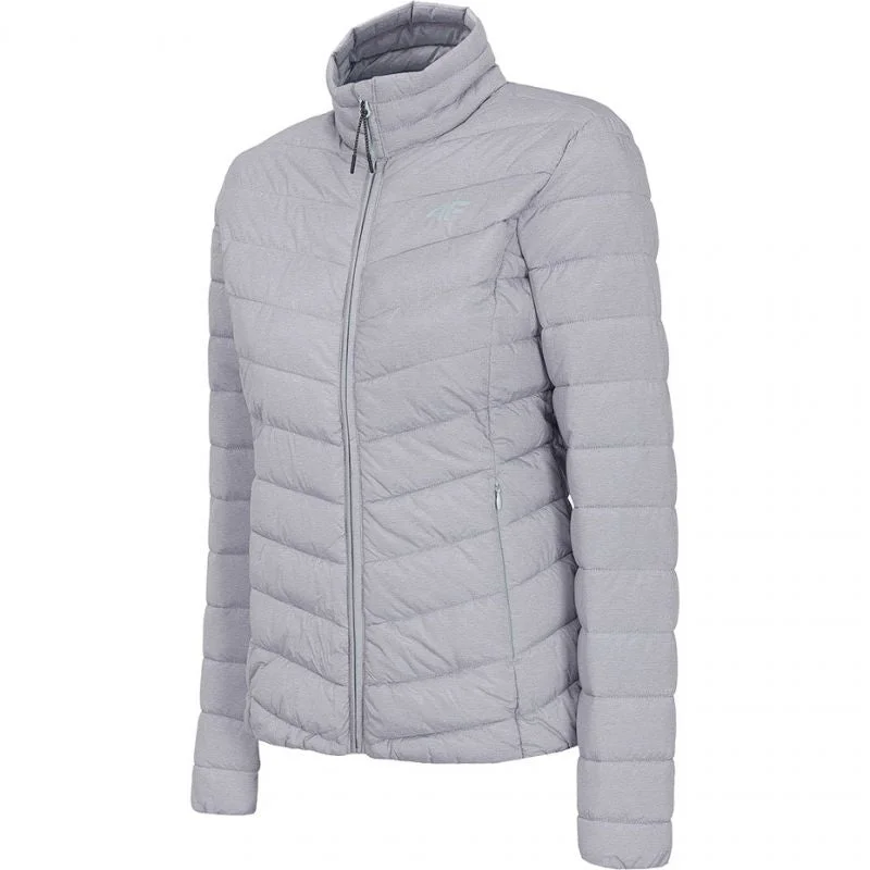 4F Womens Comfort Jacket - Gray Anorak Shell Jacket Lightweight Jacket