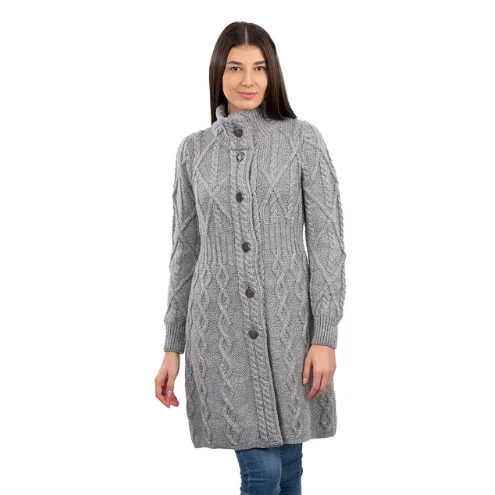Aran Cable Signature Jacket Embroidered Jacket Appliqued Jacket Beaded Jacket