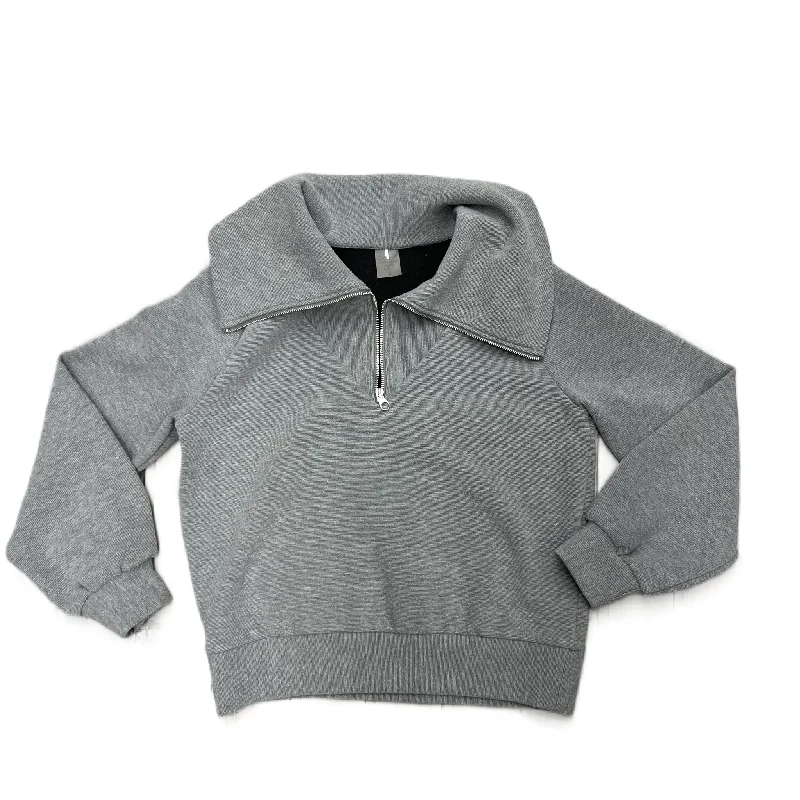 Athletic Jacket By Calia In Grey, Size: S Nylon Fabric Polyester Fabric Spandex Fabric Athletic Jacket By Calia In Grey, Size: S Nylon Fabric Polyester Fabric Spandex Fabric