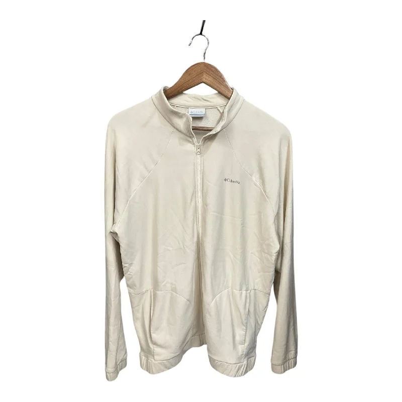 Athletic Jacket By Columbia In Beige, Size: Xl Tailored Jacket Straight Jacket A-Line Jacket