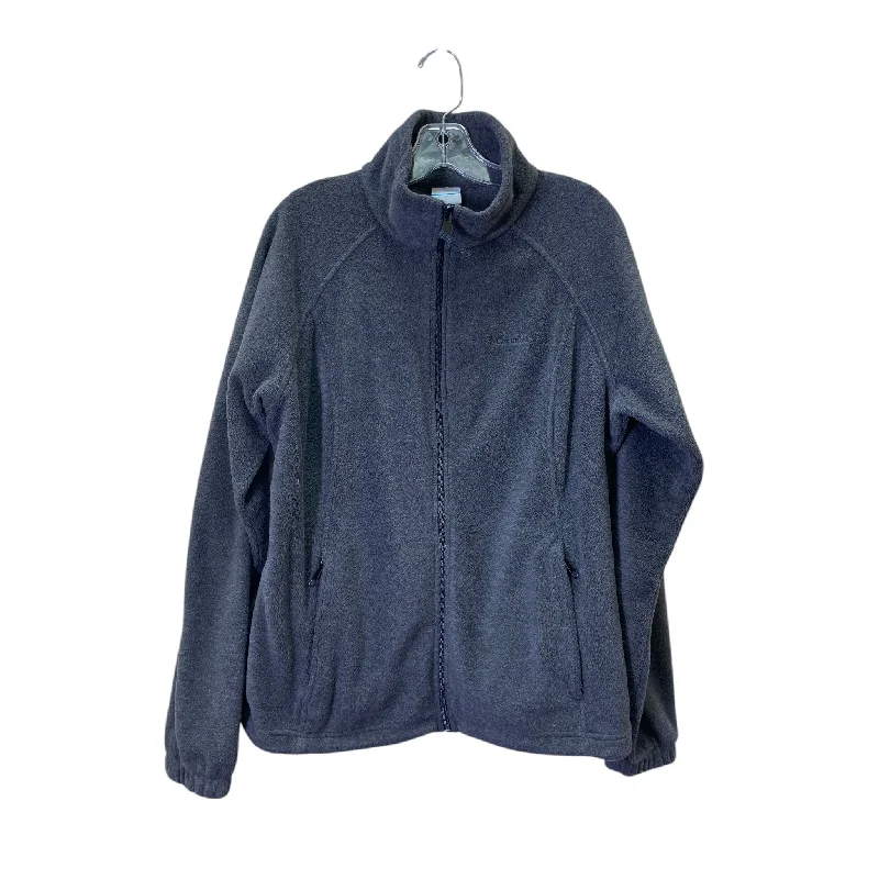 Athletic Jacket By Columbia In Grey, Size:Xl Chenille Jacket Brocade Jacket Lace Jacket