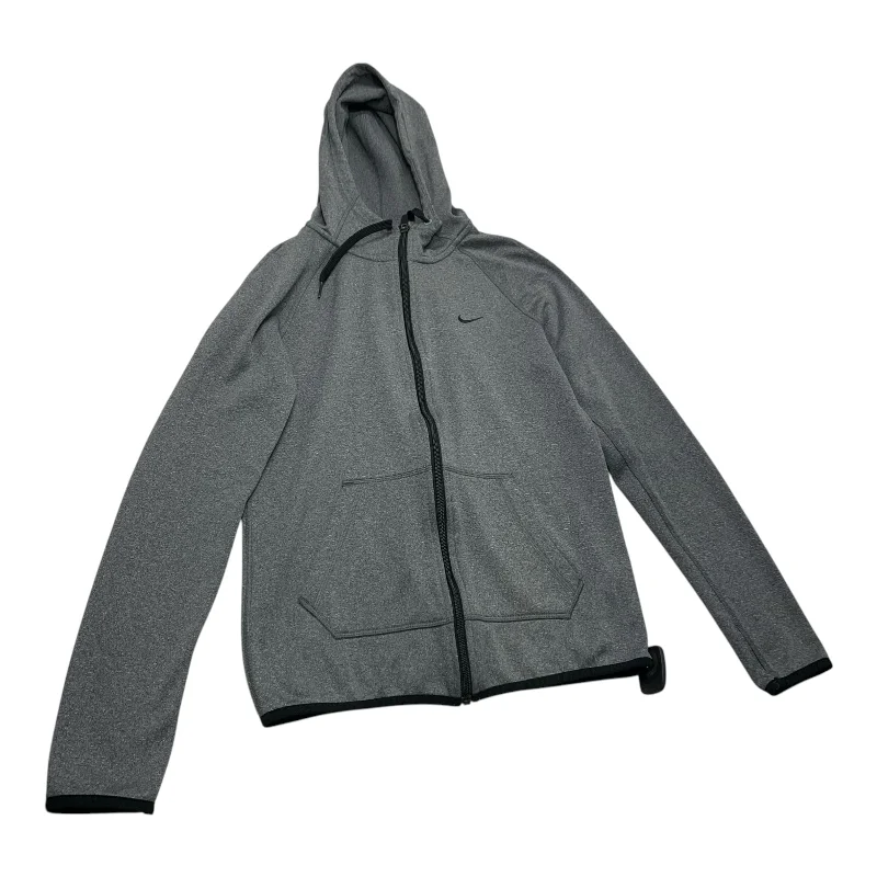 Athletic Jacket By Nike Apparel In Grey, Size: Xs Anorak Shell Jacket Lightweight Jacket
