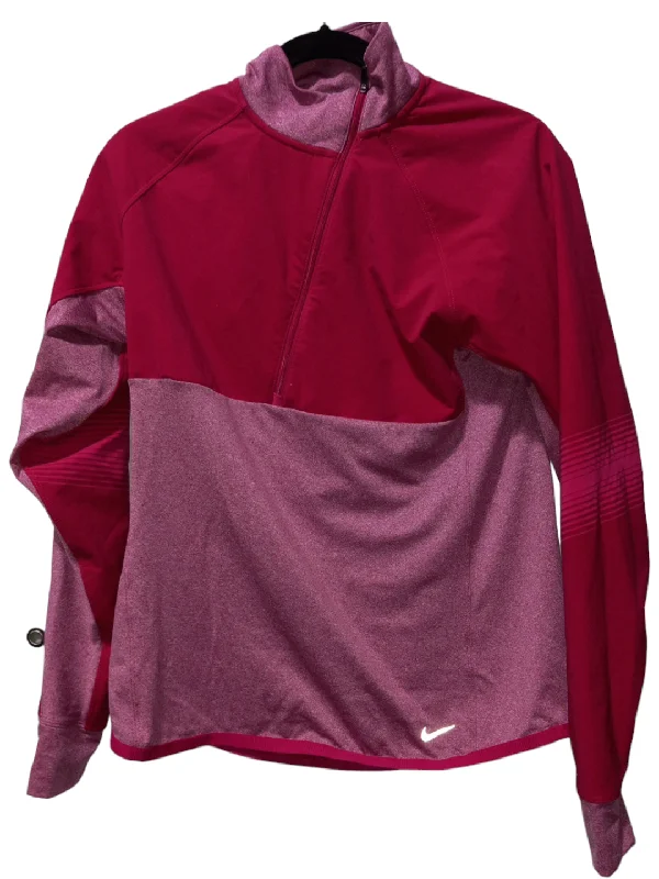 Athletic Jacket By Nike Apparel  Size: L Bomber Jacket Anorak Windbreaker
