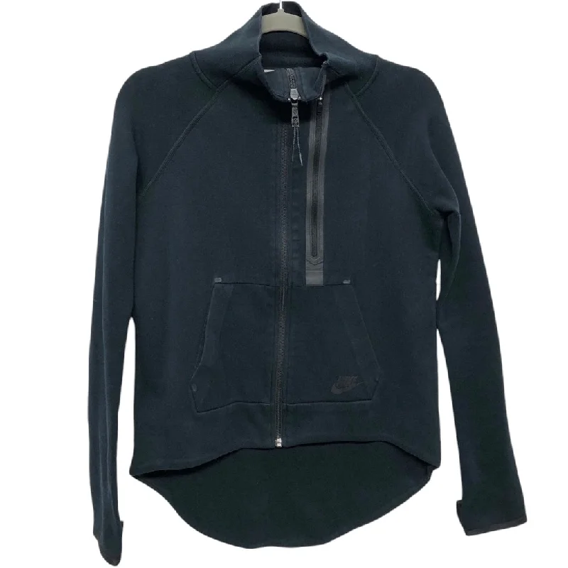 Athletic Jacket By Nike In Black, Size: S Hooded Jacket Caped Jacket Shawl Collar Jacket Athletic Jacket By Nike In Black, Size: S Hooded Jacket Caped Jacket Shawl Collar Jacket
