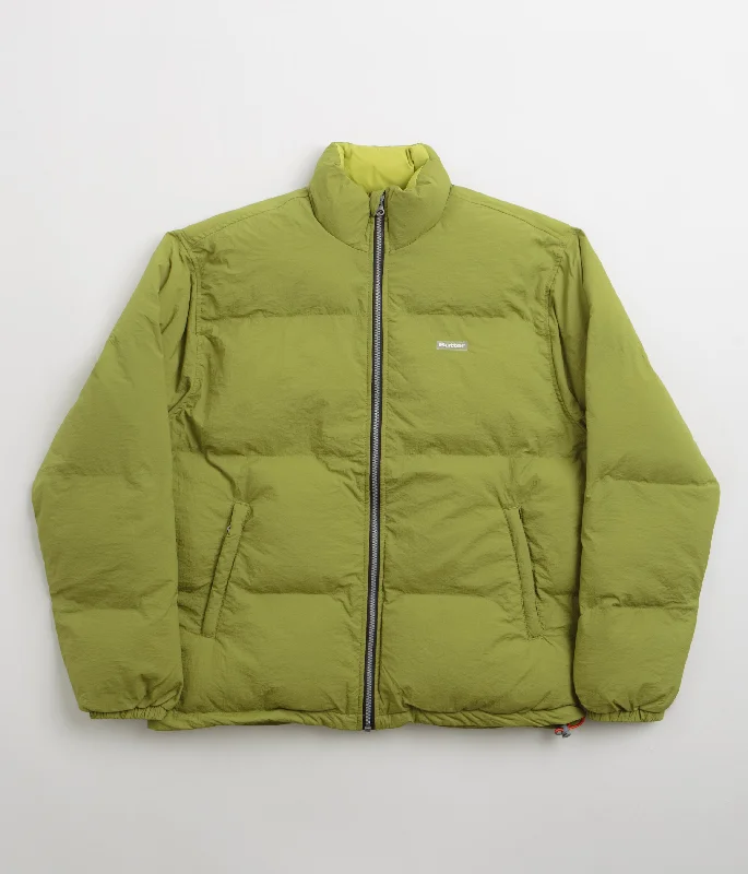 Butter Goods Endure Puffer Jacket - Matcha Belted Jacket Elasticated Jacket Padded Jacket