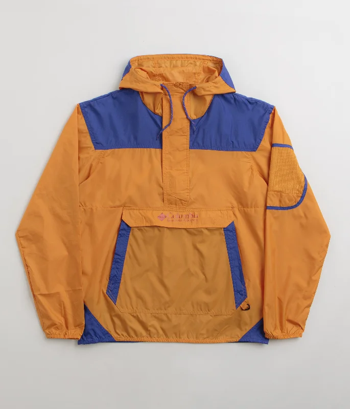 Columbia Challenger II Windbreaker Jacket - Sunstone / Clematis Blue Quilted Jacket Puffer Jacket Insulated Jacket