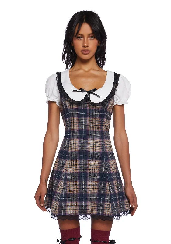 Dark Halls Mini Dress Trendy Cut-Out Mini Dress