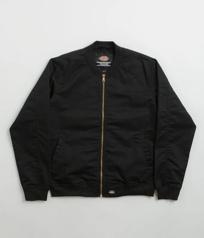 Dickies Hughson Jacket - Black / Black Herringbone Jacket Houndstooth Jacket Plaid Jacket