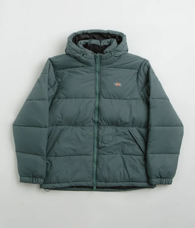 Dickies Waldenburg Hooded Jacket - Lincoln Green Stand-Up Collar Roll-Neck Collar Turtle Neck Dickies Waldenburg Hooded Jacket - Lincoln Green Stand-Up Collar Roll-Neck Collar Turtle Neck