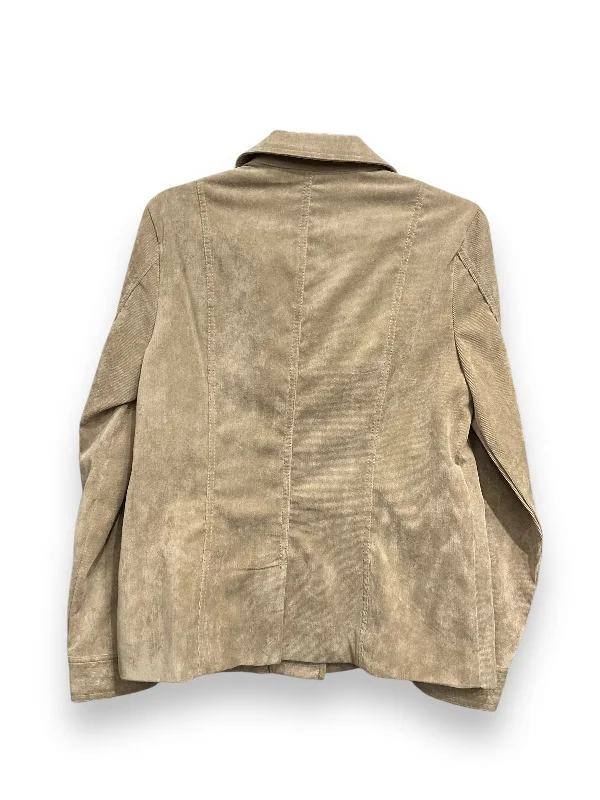 Jacket Other By Croft And Barrow In Tan, Size: S Boat Neck Shawl Collar Notched Collar Jacket Other By Croft And Barrow In Tan, Size: S Boat Neck Shawl Collar Notched Collar