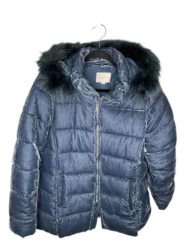 Jacket Other By Loft In Blue, Size: M V-Neck Jacket Boat Neck Jacket Square Neck Jacket