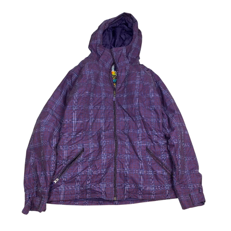 Jacket Puffer & Quilted By Burton In Purple, Size: Xl Belted Jacket Elasticated Jacket Padded Jacket