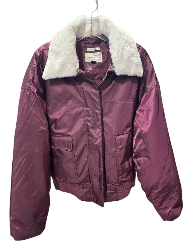Jacket Puffer & Quilted By Universal Thread In Purple, Size: L Denim Jacket Leather Jacket Suede Jacket Jacket Puffer & Quilted By Universal Thread In Purple, Size: L Denim Jacket Leather Jacket Suede Jacket
