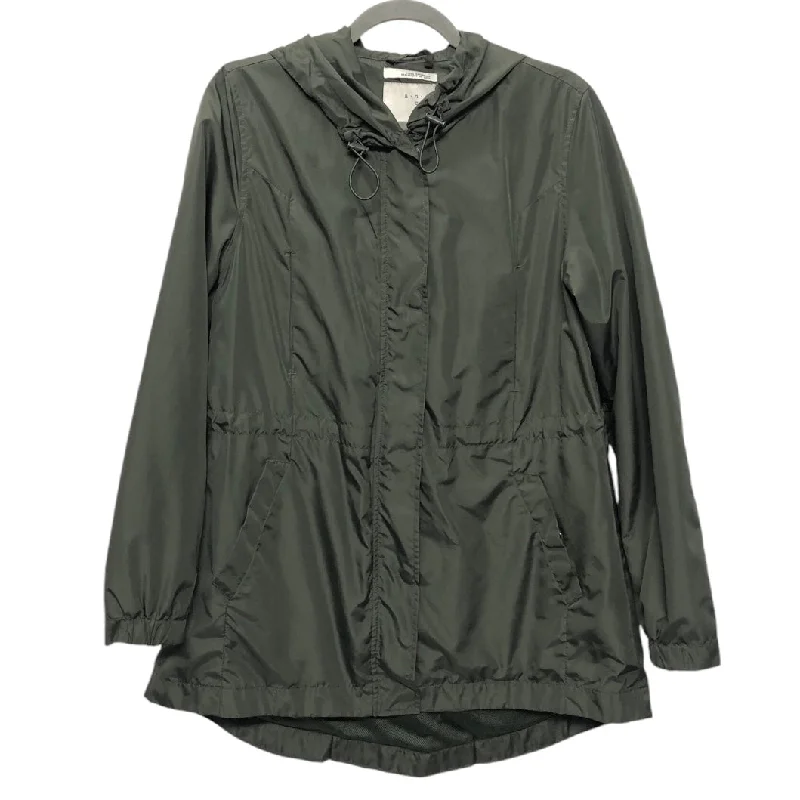 Jacket Utility By A New Day In Green, Size: M Welt Pockets Slit Pockets Flap Pockets Jacket Utility By A New Day In Green, Size: M Welt Pockets Slit Pockets Flap Pockets
