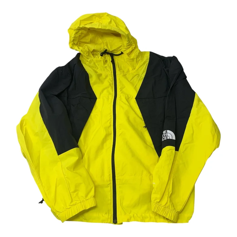 Jacket Windbreaker By The North Face In Black & Yellow, Size: Xl Fleece Jacket Down Jacket Parka Jacket Windbreaker By The North Face In Black & Yellow, Size: Xl Fleece Jacket Down Jacket Parka