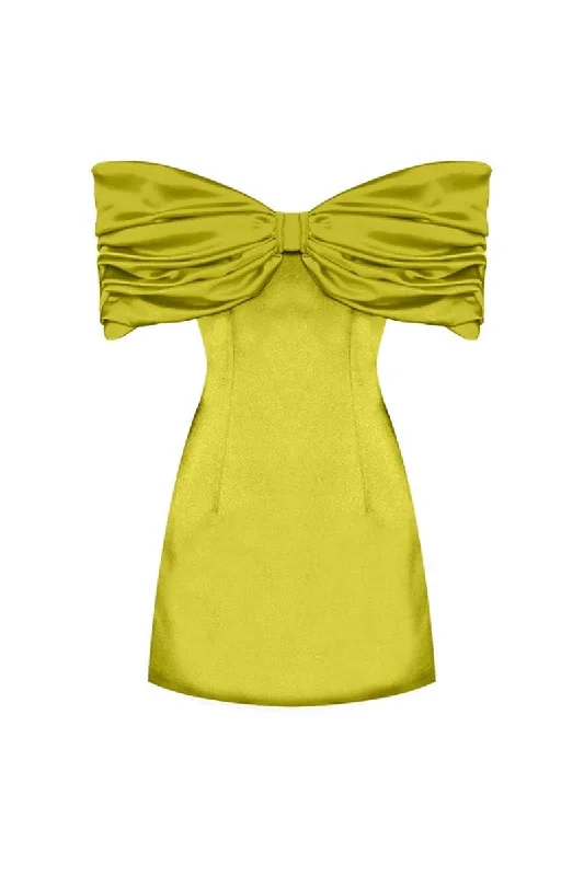 LAVINYA YELLOW MINI DRESS Chic Sleeveless Mini Dress