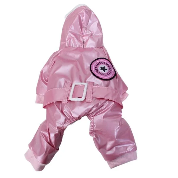 Maxbell Maxbell Pink Pet Dog Hoodie Hooded Winter Coat Jacket Jumpsuit - Size XL Oversized Jacket Tailored Jacket Straight Jacket Maxbell Maxbell Pink Pet Dog Hoodie Hooded Winter Coat Jacket Jumpsuit - Size XL Oversized Jacket Tailored Jacket Straight Jacket