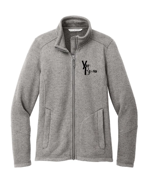Port Authority® Ladies Arc Sweater Fleece Jacket Nylon Jacket Polyester Jacket Spandex Jacket Port Authority® Ladies Arc Sweater Fleece Jacket Nylon Jacket Polyester Jacket Spandex Jacket