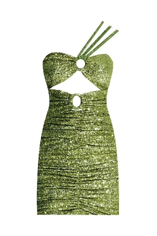 PUENTE ROMANO MINI DRESS Comfortable Ruffle Mini Dress