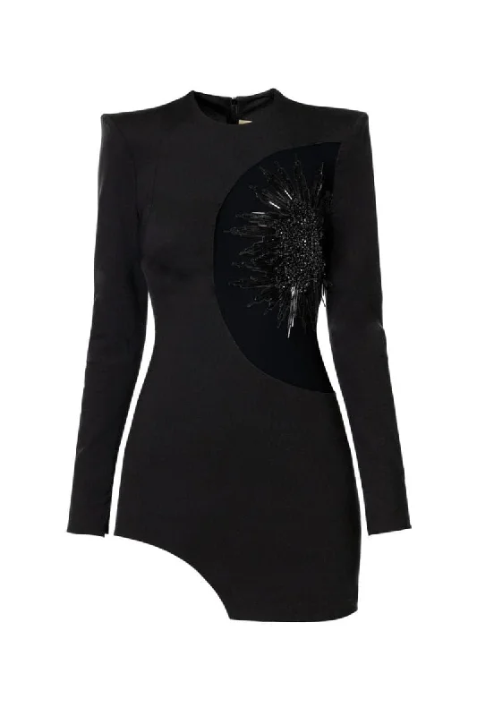 REBEL MY SOUL MINI DRESS Stylish Ribbed Mini Dress