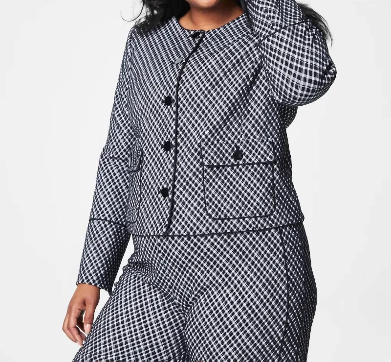 Spanx Ponte Lady Jacket In Classic Black Plaid Corduroy Jacket Velvet Jacket Brocade Jacket Spanx Ponte Lady Jacket In Classic Black Plaid Corduroy Jacket Velvet Jacket Brocade Jacket