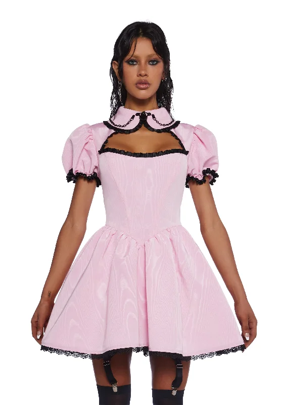 Sweet Peculiarity Mini Dress Elegant Floral-Print Mini Dress