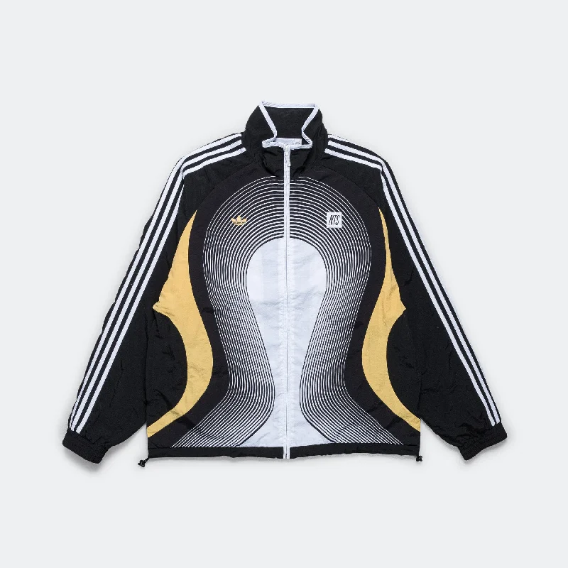 Track Jacket x NTS Radio - Black/White Jacket Blazer Coat