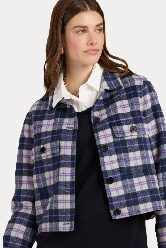 Tyler Boe Mallory Plaid Jacket Bomber Jacket Anorak Windbreaker