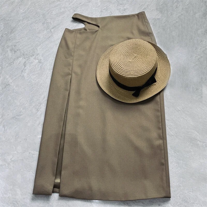 Skirt khaki