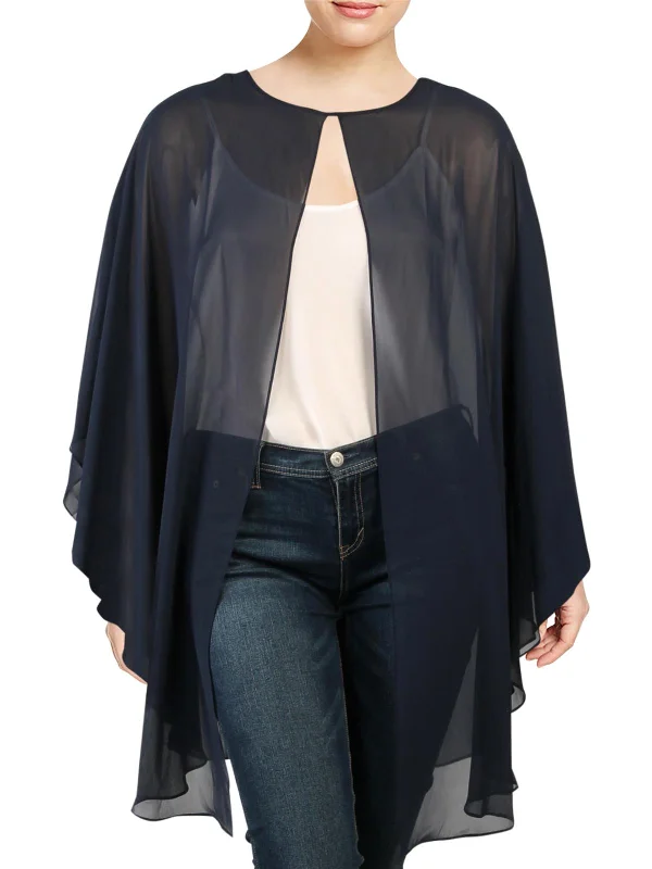 Womens Chiffon Sheer Topper Jacket Appliqued Jacket Beaded Jacket Sequined Jacket