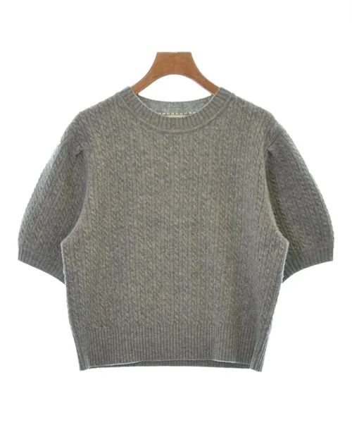 INED Sweaters Boat Neck Shawl Collar Notched Collar