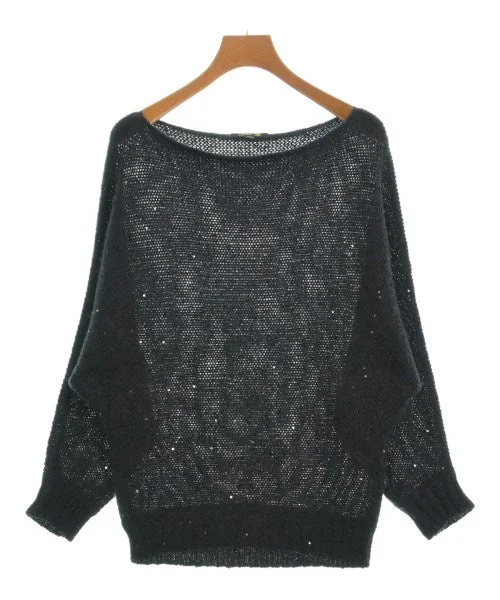 Drawer Sweaters Beaded Sweater Sequined Faux Fur