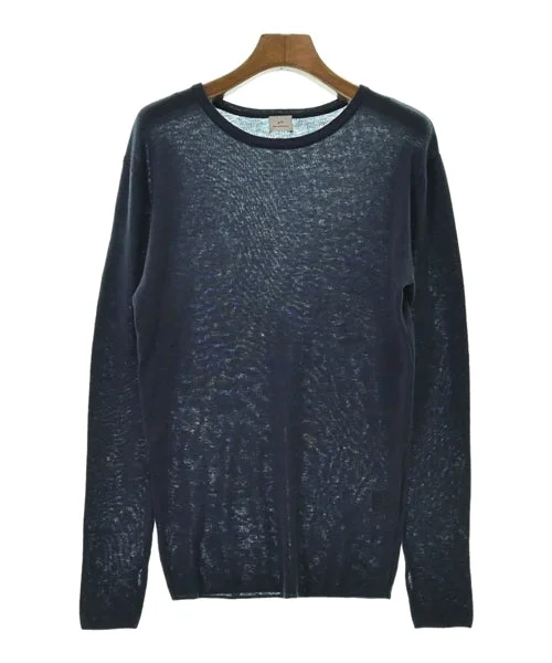 green label relaxing Sweaters Solid Color Striped Floral Print