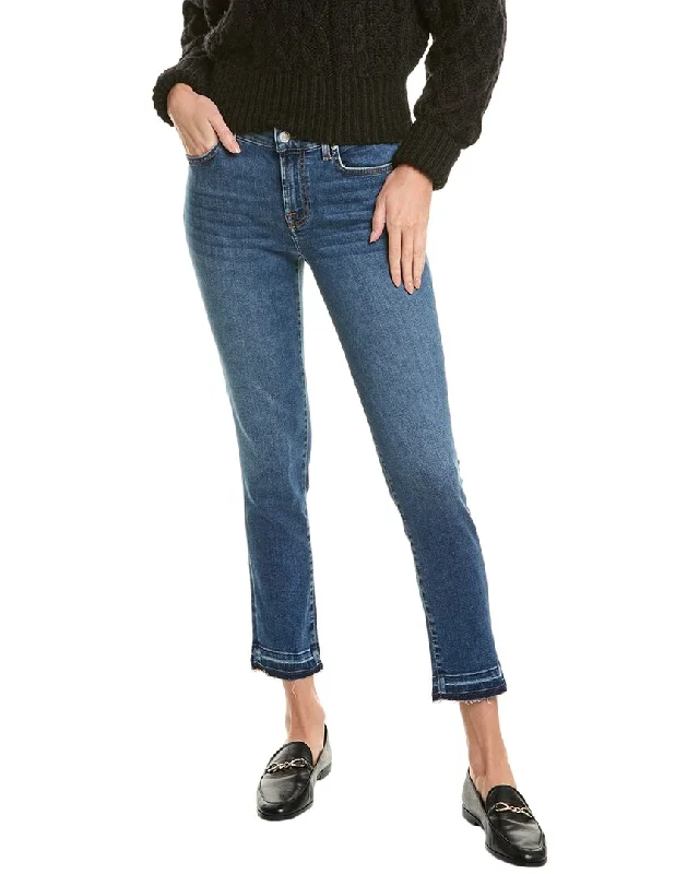 7 For All Mankind Roxanne Fawn Ankle Jean Fashionable Jeggings Style Jeans