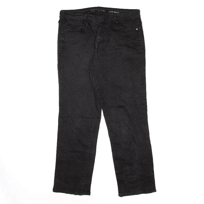 CALVIN KLEIN Low Rise Jeans Black Denim Regular Straight Womens W34 L30 Comfortable Zip-Fly Denim Jeans CALVIN KLEIN Low Rise Jeans Black Denim Regular Straight Womens W34 L30 Comfortable Zip-Fly Denim Jeans