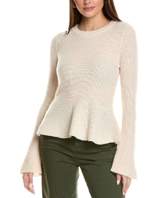 Design History Cashmere Sweater Print Jacquard Patchwork